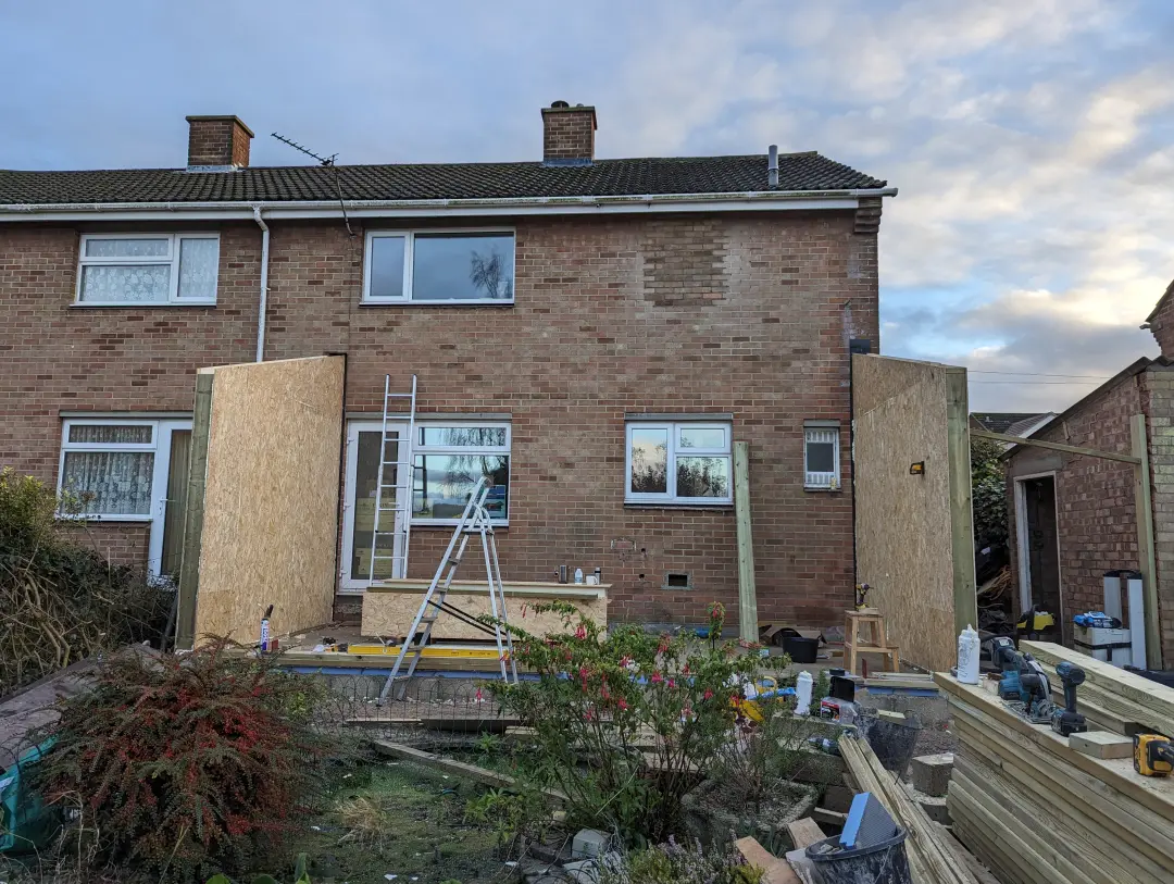 Side walls up